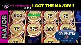 BACK AT COUSHATTA CASINO MAJOR WIN [upl. by Akiehsat]