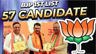 Maharashtra Election BJP Candidate List 01 [upl. by Bettina]