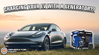 Can You Use A Generator to Charge Your TESLA [upl. by Salba]