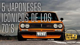 5 AUTOS JAPONESES ICÓNICOS DE LOS 70S  Behind The Wheel [upl. by Leynad262]