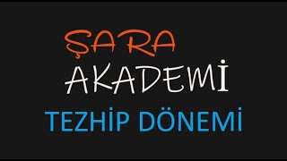 HADİS 6 TEZHİP DÖNEMİ  RAUF ŞARA [upl. by Tran]