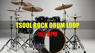 TSOOL ROCK DRUM LOOP  165 BPM [upl. by Lexerd361]