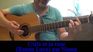 Liris et la rose Renan Luce Reprise guitare voix Cover Chanson française 2006 [upl. by Basilius703]