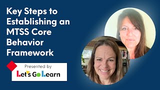 Key Steps to Establishing an MTSS Core Behavior Framework [upl. by Aneahs]