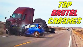 MOST BRUTAL CAR CRASHES OF THE YEAR [upl. by Jacobo]