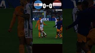 Argentina 🇦🇷 VS Netherlands 🇳🇱 World Cup 2022 Lionel Messi Aura [upl. by Mikahs]