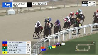 Gulfstream Park September 22 2024 Race 1 [upl. by Alyak]