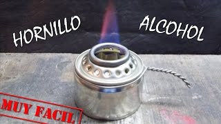 HORNILLO DE ALCOHOL y ALGODÓN CASERO quotmuy Facilquot [upl. by Ainahs37]