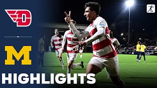 Dayton vs Michigan  NCAA College Cup Soccer Championship  Highlights  November 24 2024 [upl. by Ydissahc]