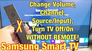 How To Change Source On Samsung TV Without Remote [upl. by Rednaxela]