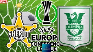 Sheriff Tiraspol vs NK OLIMPIJA BELGRADE UEFA Europa Conference League Soccer Live Game Cast amp Chat [upl. by Ezara]