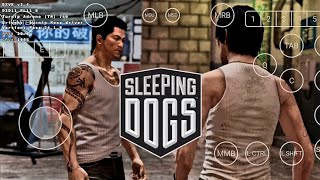 Winlator 80 Sleeping Dogs Galaxy S24 Ultra Gameplay Test Snapdragon 8 Gen 3 [upl. by Sharon784]