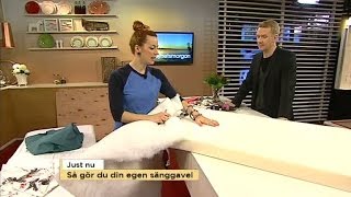 Så bygger du en sänggavel  Nyhetsmorgon TV4 [upl. by Nyllek]