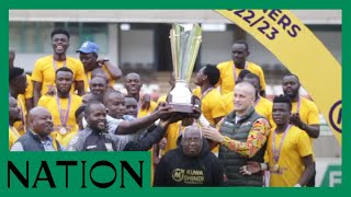 Kakamega Homeboyz beat Tusker to win Mozzart Bet Cup [upl. by Scheck]