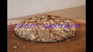 Frisches Roggenbrot mit Sauerteig backen  von AZ  mit himmlischer Kruste [upl. by Philan]