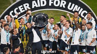 England Win Soccer Aid 2024  All Of The Reaction 👀  England v Soccer Aid World XI [upl. by Neerroc]