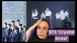 Reacting to BTS Crystal Snow Lyrics and Live [upl. by Lledner]