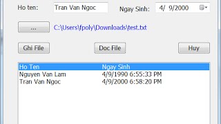 Cách ghi đọc file với SaveFileDialog và OpenFileDialog [upl. by Riocard]