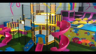 BOUNCE Mumbai  Trampoline park [upl. by Mclyman]