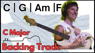 EASY ROCK BACKNG TRACK  C Major  WILL ACTUALLY MAKE YOU PLAY BETTER [upl. by Hurley]