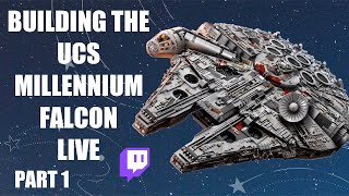 BUILDING THE UCS MILLENNIUM FALCON Part 1 [upl. by Htrap]