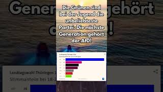 Jugend AFD shorts shortsfeed shortvideo afd politik deutsch foryou fyp thüringen umfrage [upl. by Ittap]