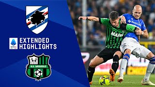 Sampdoria vs Sassuolo Extended Highlights  Serie A  CBS Sports Golazo [upl. by Hanimay]