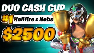 1ST PLACE IN DUO CASH CUP 🏆 w Nebs [upl. by Lleuqar]