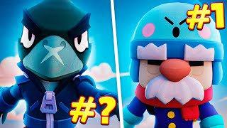 THE BEST 6 SHOWDOWN BRAWLERS in BRAWL STARS [upl. by Benilda]