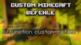 Custom Befehle ohne Mods [upl. by Ahseya]