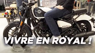 Royal Enfield au Salon de la moto de Lyon [upl. by Eyar184]