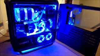 Custom Watercooled Cosmos 2 FrozenQ Res Window Mod [upl. by Baten140]