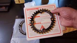 CYSKY Snail oval Narrow Wide 12 chainring from Amazon Review [upl. by Eleonora164]