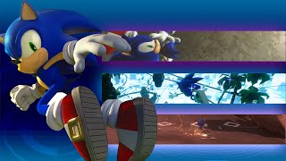 Sonic Frontiers Original Cyberspace Themes Mod All Levels [upl. by Iarahs]