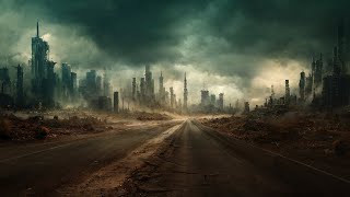 Post Apocalypse Ambience amp Sounds  Nuclear Winter White Noise Apocalyptic Abandoned City  12 Hr 4K [upl. by Spada324]