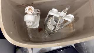 How to Replace Toilet Flushing System Diaphragm  Cistern Inlet Float Valve Diaphragm Washer [upl. by Bartholomew]