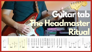 The Smiths  The Headmaster Ritual Guitar Tabs [upl. by Binnie]