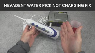 Nevadent water jet flosser not charging fix  no reaction to power dental water pick repair [upl. by Rorke]