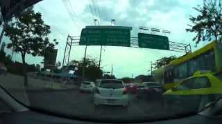 Driving in Bangkok 20  Ratchada ➜ Ladphrao ➜ Wang Hin [upl. by Inej]