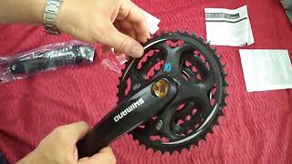 шатуны shimano altus m311 175mm кв 423222 [upl. by Weslee]