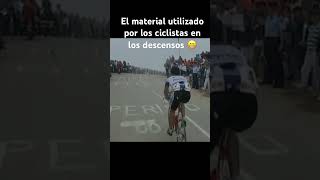 ¿Conoces el material utilizado por los ciclistas en los descensos cycling ciclismo tourdefrance [upl. by Coates466]