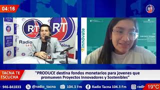 ProInnóvate cofinanciará emprendimientos innovadores y sostenibles con hasta S150 mil  Radio Tacna [upl. by Hareehahs]