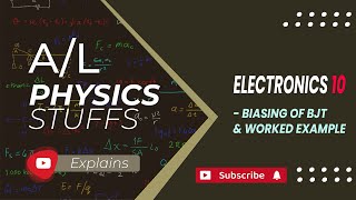 Biasing of BJT Electronics  10 [upl. by Accebber]