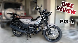 YAMAHA PG1 REVIEW  SPECIFICATIONS PRICE AND FEATURES  FIRST TIME RIDE [upl. by Cutcheon]