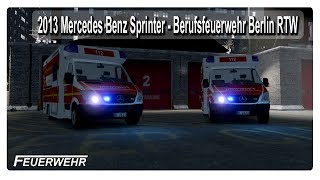 GTA 4  2013 Mercedes Benz Sprinter  Berufsfeuerwehr Berlin RTW GTA IV  EFLC [upl. by Conover22]