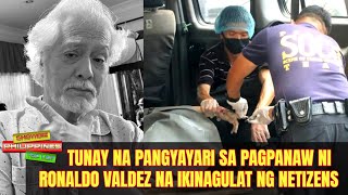 TUNAY na PANGYAYARI sa PAGPANAW ni Ronaldo Valdez na Ikinagulat ng Netizens yt [upl. by Lyrej554]