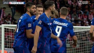 Borna Sosa GoalPoland vs Croatia 13 All Goals and Extended Highlights [upl. by Odlonyer]