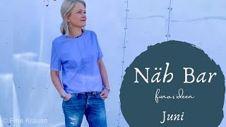 Nähen lernen in der Näh Bar  Schnittmuster Damen Bluse nähen [upl. by Nedaj]