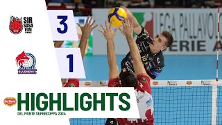 Sir Susa Vim Perugia vs Gas Sales Bluenergy Piacenza  VBW  SuperLega  Match Highlights [upl. by Atinas]