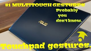 How to use multitouchpad gestures Gestures of Window 10 [upl. by Leik50]